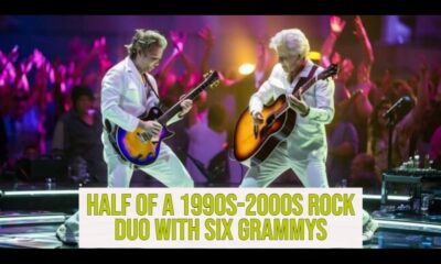 half of a 1990s-2000s rock duo with six grammys