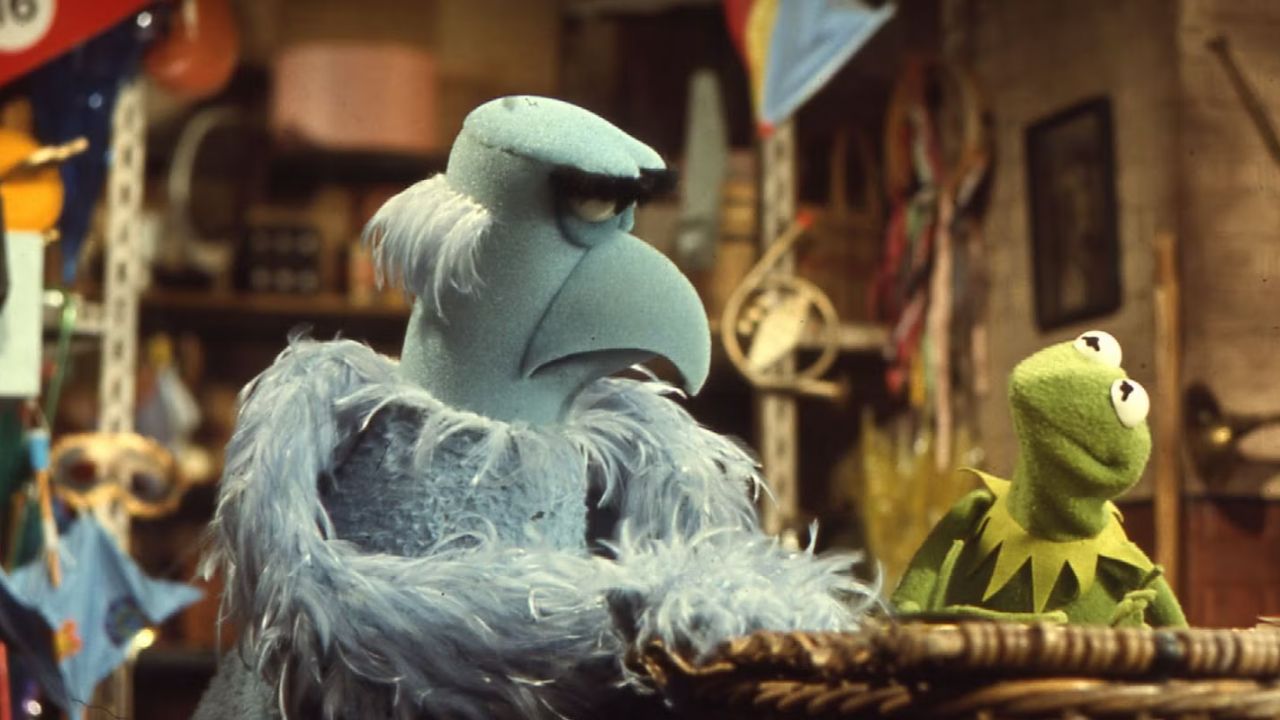 Muppet with a Long Hooked Beak